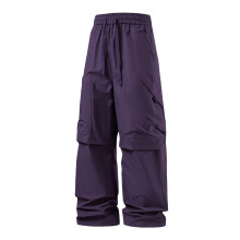 Men's Casual Trousers Loose Fit Straight Leg With Pockets