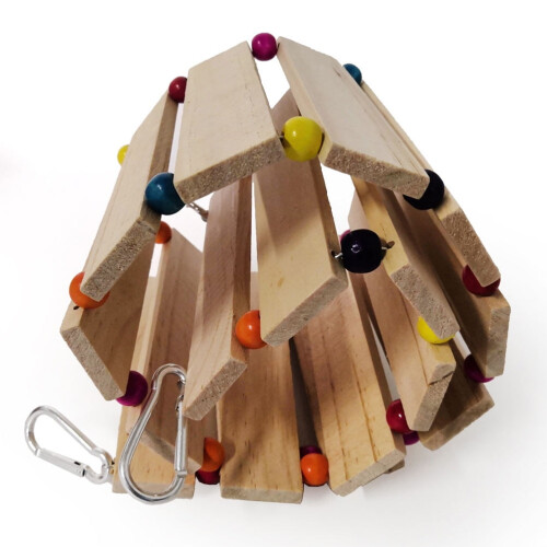 Parrot Ladder Swing Toy Wooden 1 Pack