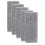 Microfiber Mop Pads 5-Pack Washable Reusable 14x4.7 in 1