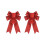 Christmas Tree Bows Silver Gold Green Red 2-Pack 33x23cm 1