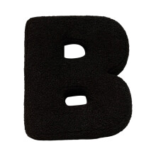 Alphabet Pillow Black Soft Plush 26 Letters