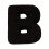 Alphabet Pillow Black Soft Plush 26 Letters 1