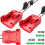 Power Wheel Adapter Kit for Milwaukee 18V Battery 3-Pack 1