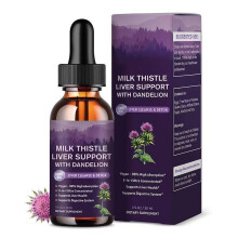 MILK THISTLE Drops 30ml, High Potency Liquid Milk Thistle Extract, Liver Support Supplement, Non-GMO, Alcohol-Free