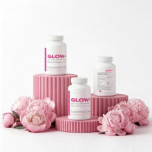 GLOW+ NAD+ Collagen Gummies 60 Count Supplement for Beauty, Anti-Aging, and Energy Boost