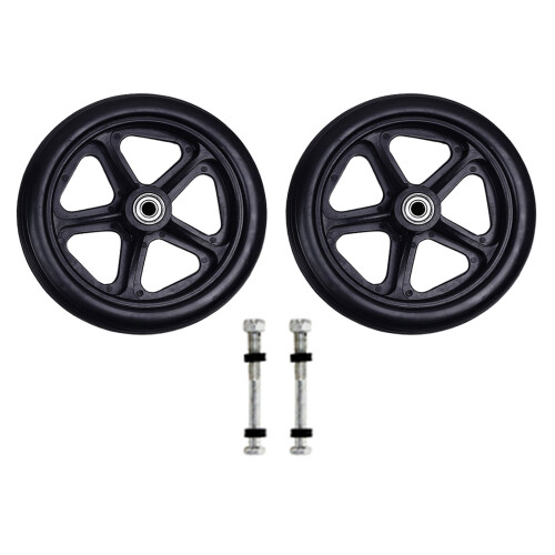 Roue avant universelle de remplacement pour-7 pouces Noir