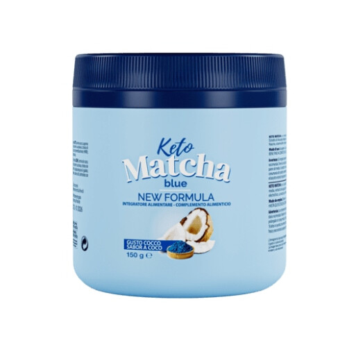 Keto Matcha Blue 150 g Nuova formula