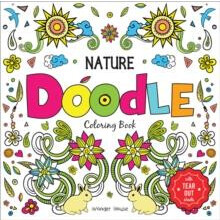 Nature Doodle Coloring Book Paperback Book