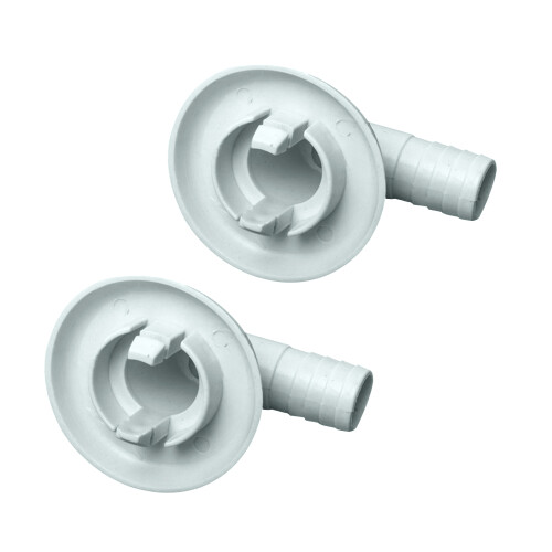2pcs Air Conditioner Drain Hose Connector Drain Pipe Elbow-I