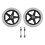 2 Pcs Wheelchair Caster Front Wheel Replacement-7 inches Grey 1