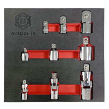 Britool Hallmark 9Pc Socket Adapter & UJ Set