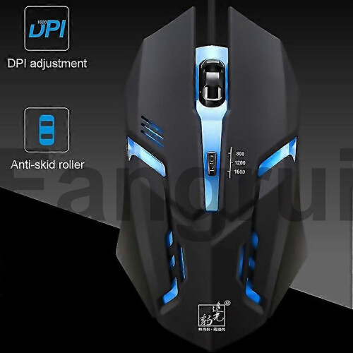 Compatible With Chasing Leopard K2 Usb Led Backlight 1600dpi Threespeed Adjustable Wired Optical Gaming Mouse Le 2