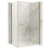 Καμπίνα Ντους Rea Atlas 90x100 Brush Gold δεξιά 1