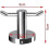 2 pack wall mount coat hooks modern polished chrome solid brass double towel hook door bathroom toil p 4