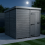 8x10 Pent Composite Shed Tanalised (Single Door, No Windows) 3