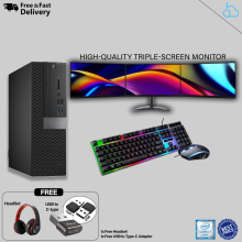 Dell Optiplex SFF Business Desktop Computer, Core i7, 16 GB RAM, 1 TB HDD. - Refurbished