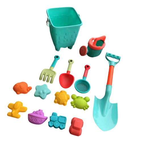 Kits de jouets de jeu de sable avec-14 morceaux de lac gr