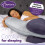 (Light Grey) Aamira Pregnancy Pillow C Shaped Shredded Memory Foam 4