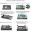 (Black) Ultra-Thin Aluminum Alloy Passive Cooling Case for Raspberry Pi 4 Model B 7