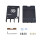 (Black) Ultra-Thin Aluminum Alloy Passive Cooling Case for Raspberry Pi 4 Model B 8
