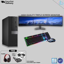 Dell Optiplex SFF Business Desktop Computer, Core i7, 8 GB RAM, 256 GB SSD. - Refurbished
