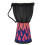 African Djembe Drum Blue Flame 4 Inch 1