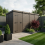15x5 Pent Composite Shed Tanalised (Single Door, No Windows) 1
