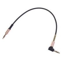 3.5mm Audio Cable 90-Degree Right-Angle Stereo TRS