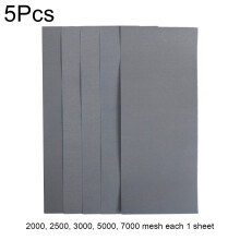Sandpaper Sheets Wet Dry Grit Mix 5 Pieces