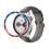 Stilren ram för Xiaomi Watch S3/S4 Red+Blue 3