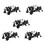 250 Pcs. Self Adhesive Cable Clamp Plastic Rectangular Cable Clips Cable Tie Quick Bind Cable Wire Management Holder 1