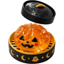 (Orange pumpkin) Ghost Bun Squishy Toy Maltose Stress Relief Halloween Gift Creative Decompression Toy Birthday Gift Set
