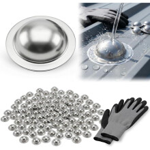 (Screw cover-50pcs) New Stainless Steel Roof Screw Caps for Roof Leak Repair, Outdoor Roof Finish, Waterproof Rustproof Durable Accessories