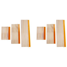 6 Peças Rodo para ImpressãO em Tela de Seda Scaper Ferramentas para Raspar 16 cm 24 cm 33 cm
