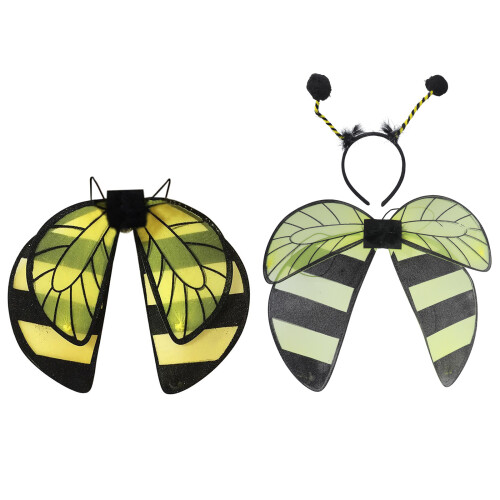 Bees Wing with Headband Set Butterfly Wing-Headband included 2
