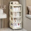 4-Tier Rolling Storage Cart with Clear Drawers 1