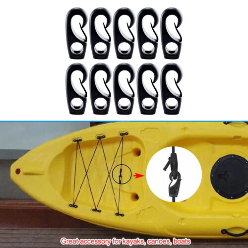 Crochet élastique en plastique réutilisable, 10 pièces, 1