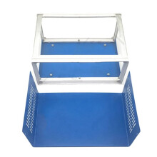 2X Scatola di Giunzione In Metallo Blu, Scatola di Progetto DIY, Custodia di Protezione Elettrica, Scatola Elettrica
