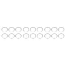 150 Pack Curtain Grommet, Inner Diameter 43mm Curtain Eyelet Rings Nanoscale Low Noise Roman Ring (Silver)