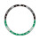 Stilfuld Bezel til Xiaomi Watch S3/S4 Green+Black 4