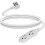 Flat Plug Extension Cord 6 ft 16 AWG 3-Outlet White 1