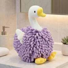 (pink, 20*10*22cm) 2026 New Duck Shape Towel, Super Soft Fluffy Absorbent Hand Towel for Bathroom and Kitchen
