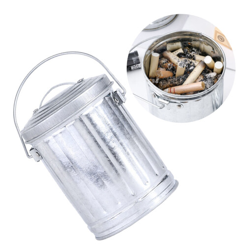 Practical Ashtray Trash Bin Ashes Holder For Desk Cleans Home 1