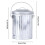 Practical Ashtray Trash Bin Ashes Holder For Desk Cleans Home 3
