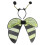 Bees Wing with Headband Set Butterfly Wing-Headband included 1