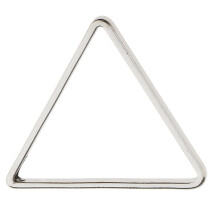 5x20pcs Alloy Triangle Ring Pendants Charms for Jewelry Making Crafts White K