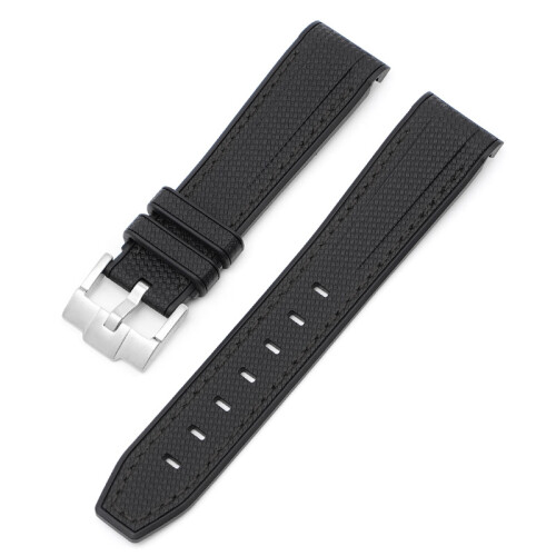 20 mm gummirem til Omega x Swatch Black 2