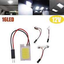 COB LED Light Panel 6000K White T10 Adapter 16 LED