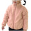 Pink Wool Lounge Jacket for Kids with Fleece Lining, 1