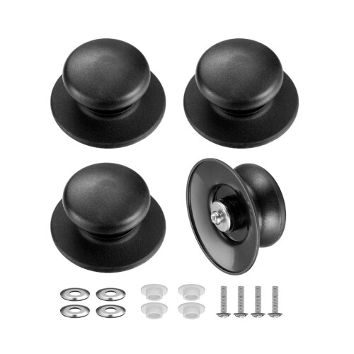4pcs Portable Replacements Pan Lid Knobs Ergonomic-4 packs